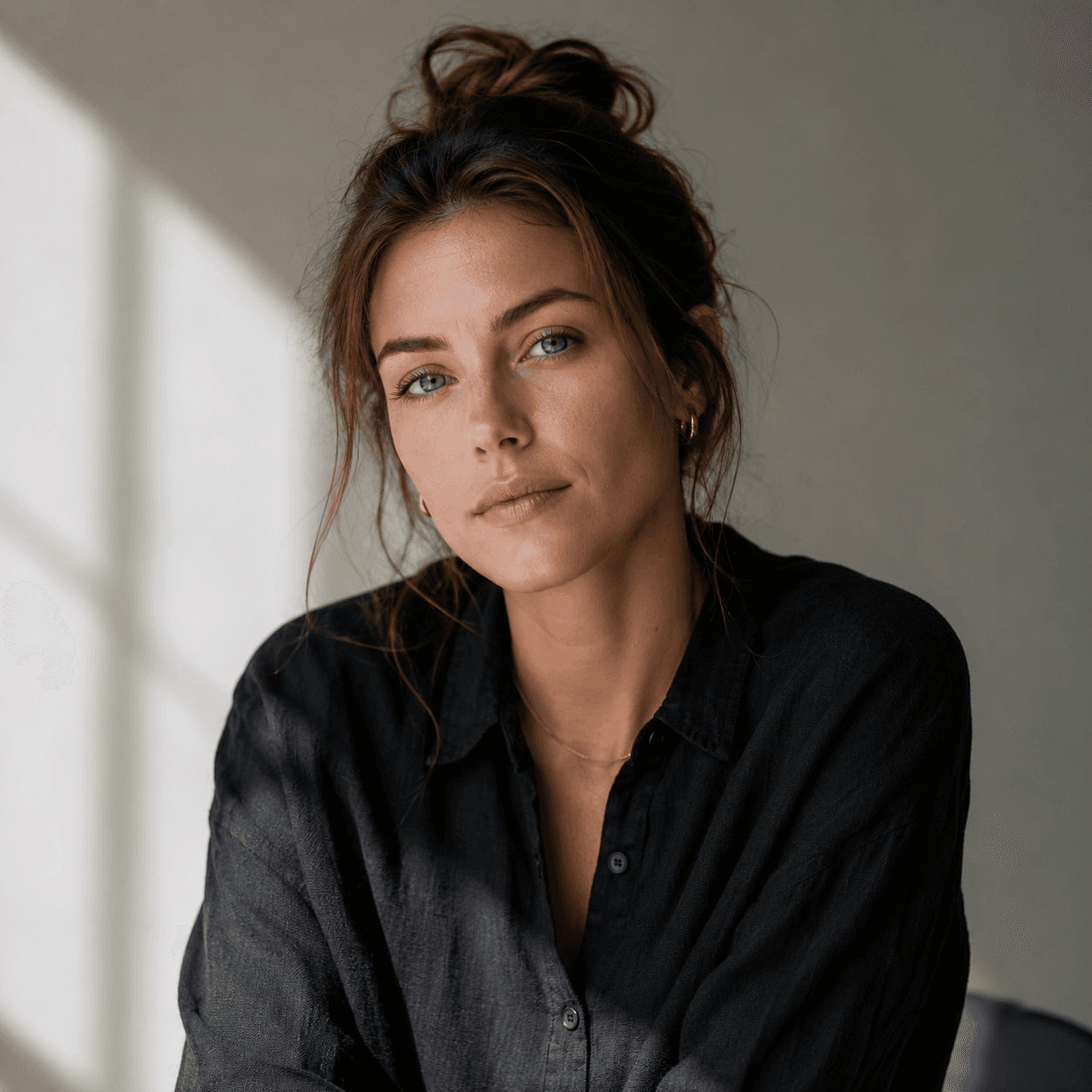 Editorial portrait prompt example