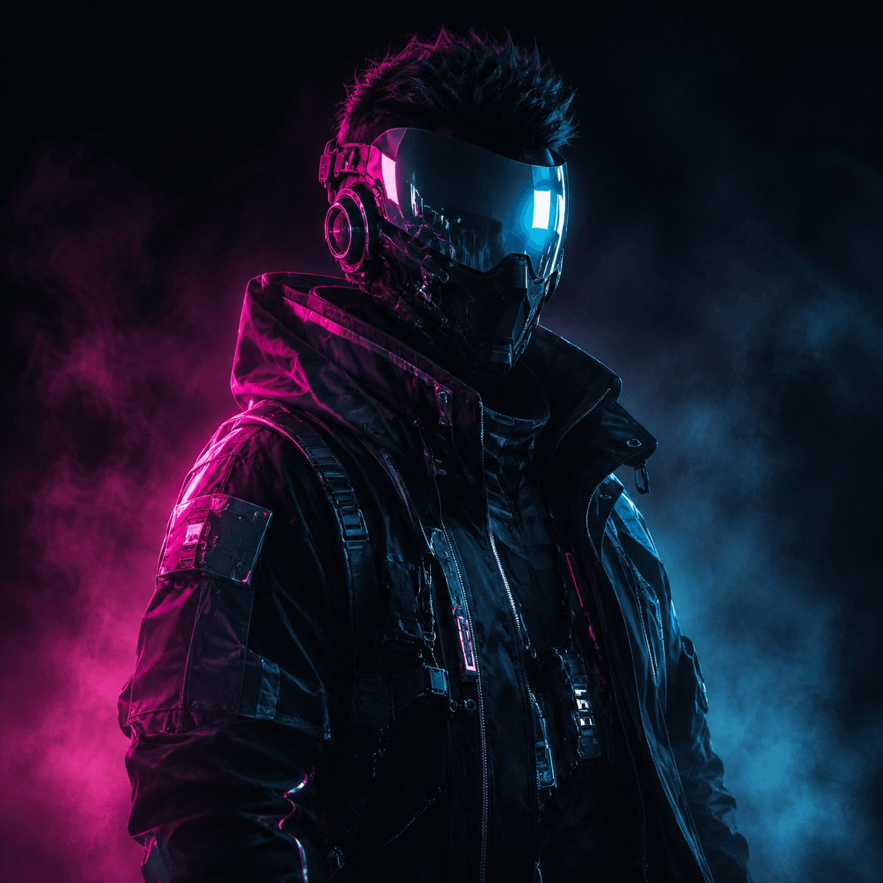 Cyberpunk character prompt example