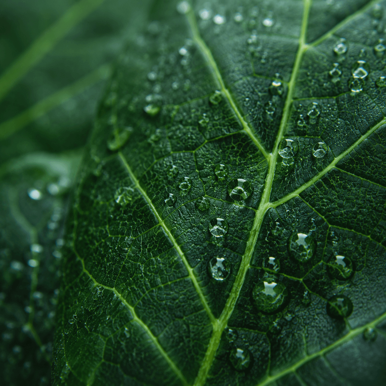 Macro botanical texture prompt example